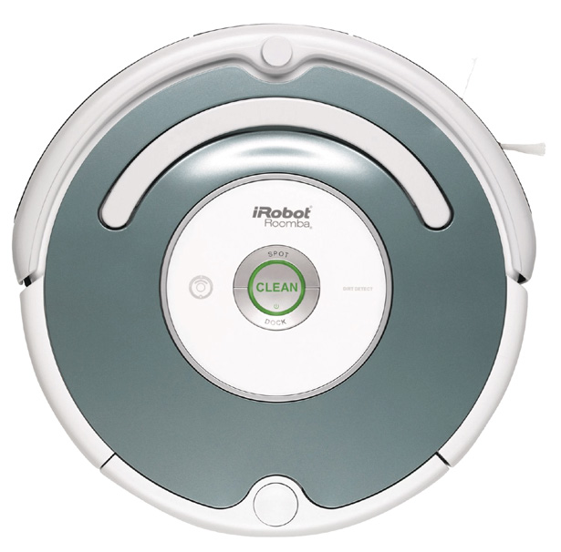 Spot funktionen gør at Roombaen koncentrerer sig om at rengøre en cirkel med en diameter på ca. 1 meter. ill.