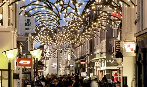 En shoppetur bare gå på opdagelse i byens hyggelige gågader Julemarked på Gammeltorv (åbner fredag den 27.