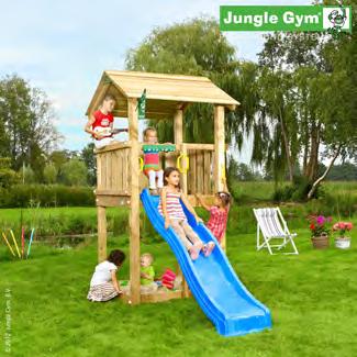 LEGETÅRNE Legetårn Jungle Gym "Casa" Jungle Gym "Casa" legetårn passer godt til aktive beboere.