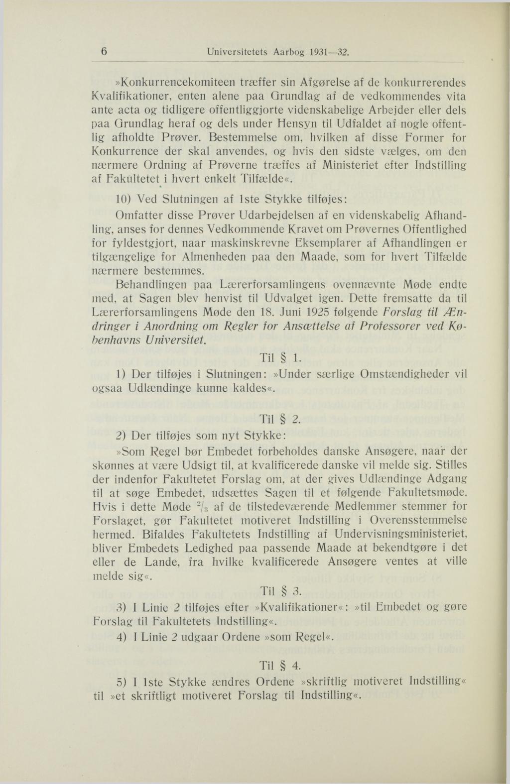 6 Universitetets Aarbog 1931 32.