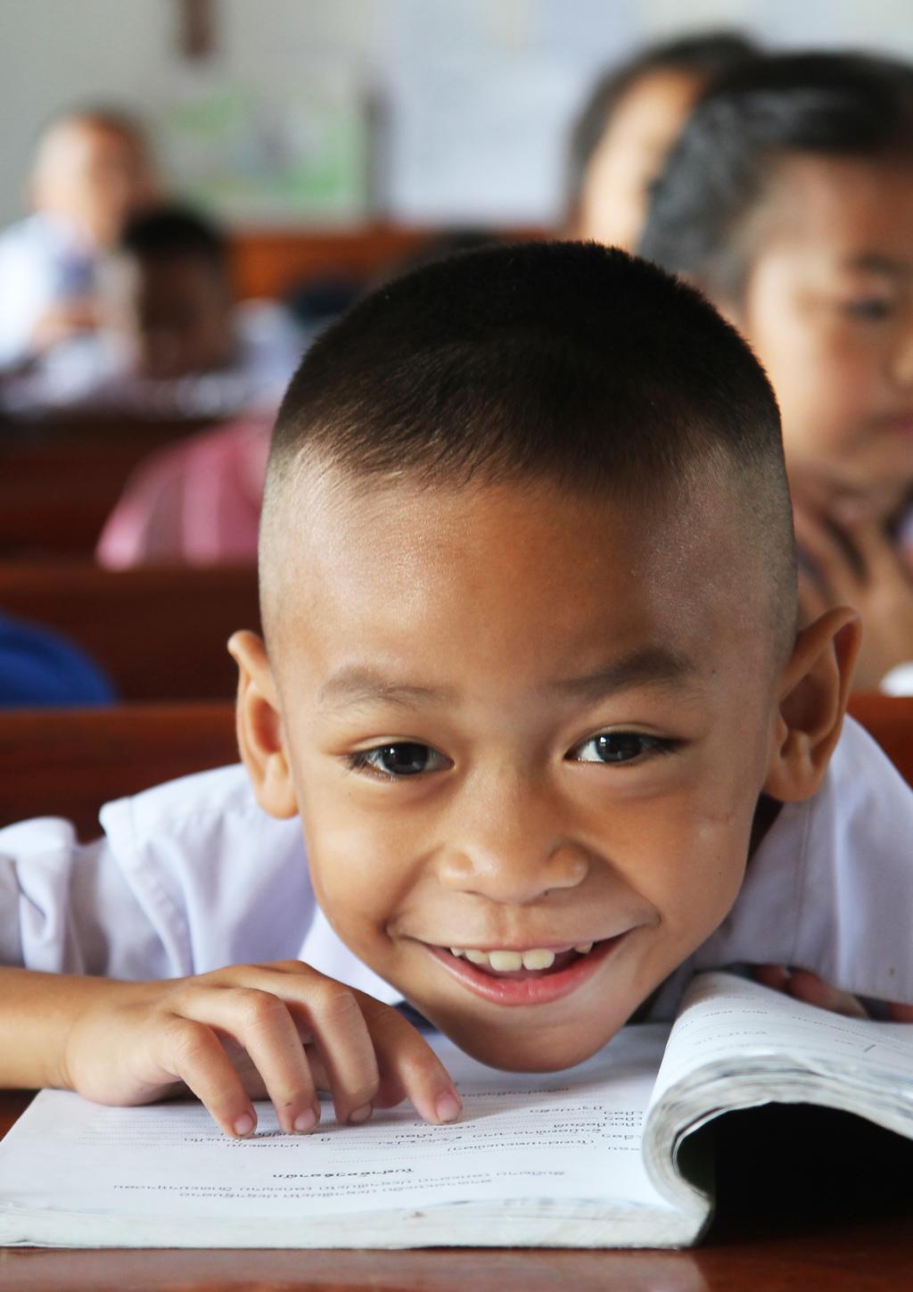I SOS Børnebyernes skoler i Laos og Cambodja får mere end 4000 børn en grunduddannelse.