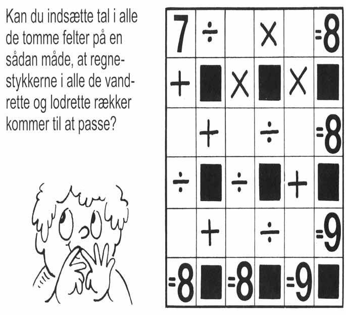 8 Børneopgave Kun for Lundens børn under 15 år Navn: Adresse: Aflever løsningen på kontoret, D.
