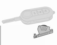 20 Nøgler, døre og ruder Nøgle med nøglekam, der kan foldes ud Fold nøglen ud og tag batteriholderen ud ved at løsne skruen med en passende skruetrækker.
