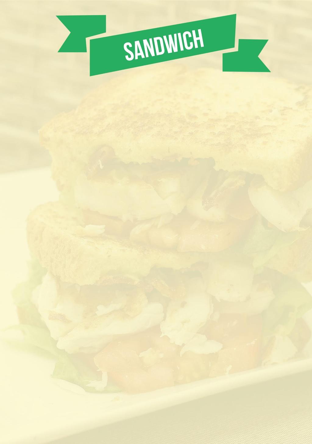 ½ Sandwich med røget laks, salat og asparges Kr. 49,00 ½ Sandwich med leverpostej og saltkød, salat, sky og løg Kr. 35,00 ½ Sandwich med ost, peberfrugt og salat Kr.