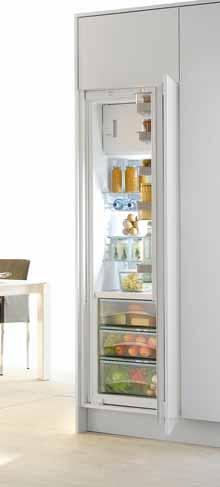 Integrerbare køleskabe K 37422 id Nichemål HxBxD (inkl. afstand til væg): 177,0x55,9x54,4 cm Energiklasse: A++ Elforbrug iflg. DIN EN 153 pr.