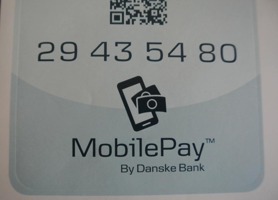 MobilePay Hvis du vil betale med MobilePay på Knudepunktet: Hent MobilePay-app en på din smartphone og opret dig som bruger. Gem Knudepunktets MobilePay nummer 29 43 54 80 i din smartphone.