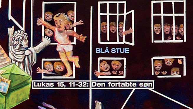 OVERBYGNING Esbjerg- Evangeliet er 23 meter bibelfortælling med humor og alvor. KURSUS: OPLEV KUNSTVÆRKET Torsdag den 2. november 2017 kl.