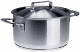 Tilbehør til kogeplader Iittala kasserolle KMSK 1615 Stålkasserolle med førsteklasses flerlagsbund Bundens diameter er 15 cm (foroven 16 cm) Volumen: 1,5 l Kan anvendes på HiLight-, induktions- og