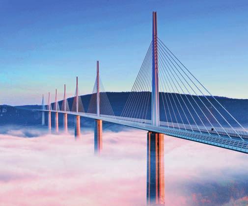Najviši most na svetu (245 metara) jeste vijadukt Mijo u Francuskoj, koji je pušten u saobraćaj u decembru 2004. godine.