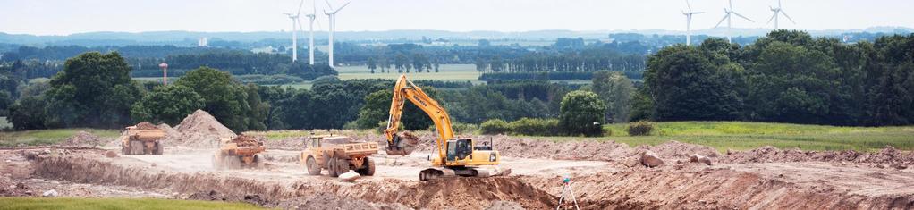 Jordarbejder I afgravningsområderne er færdsel på råjordsplanum ikke tilladt Afgravede materialer skal