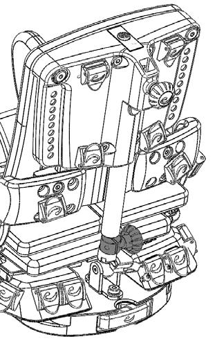 TRNSPORT I MOTORØRETØJ x:panda sæde på et klapvognsstel fastgøres i motorkøretøjet: * Et 4-punkts strop-system fastgøres i bunden af motorkøretøjet.