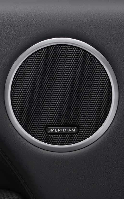األنظمة الصوتيةMERIDIAN توفر منتجات Meridian أفضل مستويات الهندسة والتقنيات والتصاميم البريطانية. ومثلها مثل الند روڤر فإنها ت مث ل تجربة شخصية وحدسية.