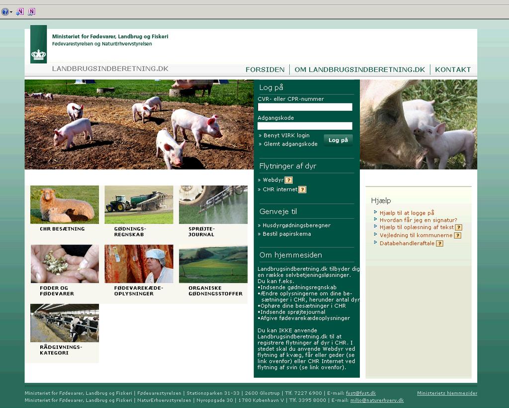 Kontrolinstruks for Gødningsregnskaber og harmoniregler 2015/2016: Bilag E Bilag E: Gødnings- og husdyrindberetningen (GHI) Skriv landbrugsindberetning.