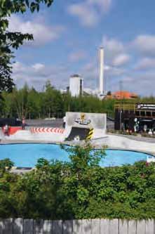 Das Programm beginnt ab 12:30 Uhr. Ungdomsparken i bydelen Neustadt rummer et af europas største BMX- og skateranlæg!