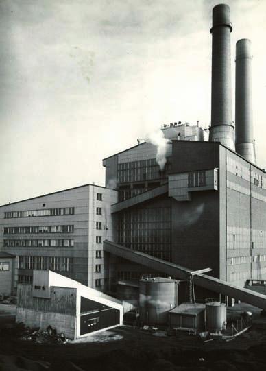 FROM A MODERN POWER PLANT TO A FACTORY OF CULTURE plants were situated in the area of Sörnäinen and the most recent power plant Hanasaari B, which was founded in 19