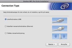 USB Mcintosh c Vælg Loklforindelse, og klik derefter på Næste. Følg instruktionerne på skærmen. 19 Instller Presto! PgeMnger d e Vent nogle sekunder, før softwren er instlleret. (Kun Mc OS X 10.3.