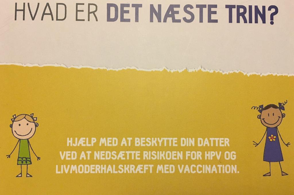 Faldende tilslutning til HPV- vaccinationer og årsager hertil - en spørgeskemaundersøgelse En forskningstræningsopgave af : Astrid