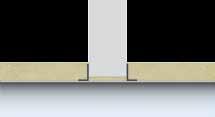 GENNEMFØRINGER Mellemrummet mellem stålkanalen og væggen eller etageadskillelsen må ikke overstige 40 mm.