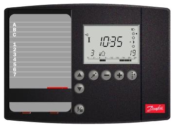 Komponentoversigt: (ECL Comfort 300) S1 Udetemperaturføler (ESM-10) S2 Fremløbstemperaturføler (ESM-) Varmekreds I S3 Returtemperaturføler (ESM-) Varmekreds I S4 Fremløbstemperaturføler (ESM-)