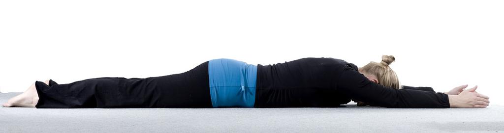 ANDRE ØVELSER Find andre øvelser på diabetes.dk/nemmotion Diagonalt løft Læg dig på maven med panden i gulvet.