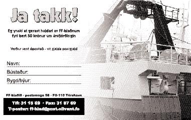 Nr. 321-8. juli 2004 Síða 19 Semja millum Føroya Fiskimannafelag, Sjómannadeildin og Reiðarafelagið fyri Farmaskip Fig.3. Her vises vekst hos torsk fra 3-4 års alder (hel linje) og rekruttering (prikket linje) som funksjon av tid.