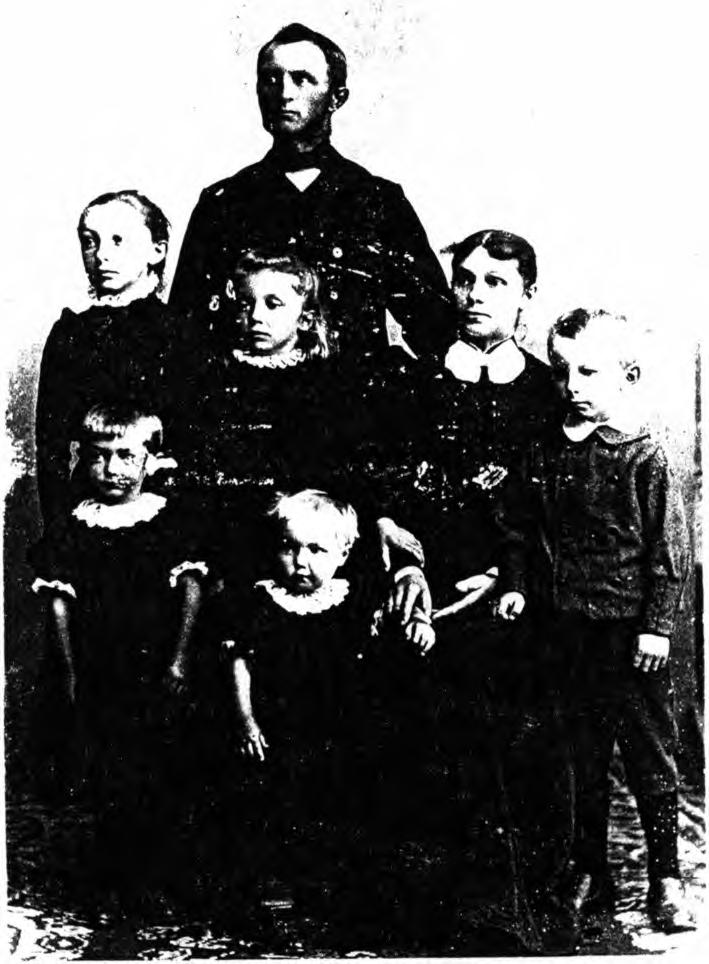 1883 med Pigen: (5) Ane C a th rin e Knagh som e r fø d t i "Ø sterende" i Ballum sogn den 1 7.