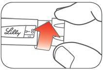 Pasul 8: Ţineţi Stiloul injector cu acul îndreptat în sus. Loviţi uşor Suportul cartușului pentru a aduna bulele de aer în vârf.