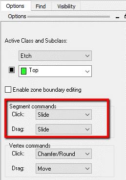 Angiv under Shape Editor options som vist herunder