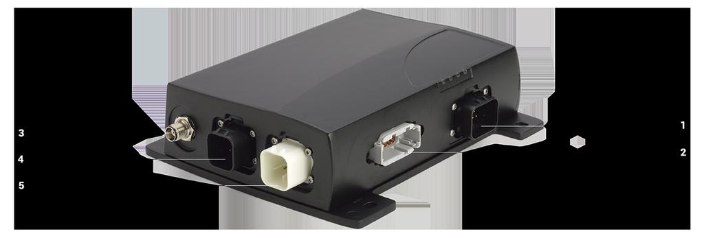 4 Installation TM-200-modul Element Navn Beskrivelse ❽ Port: USB (bagside) med dæksel Stik til USB-drev til overførsel af data til og fra