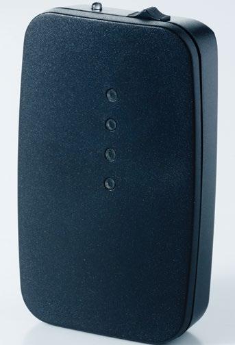 PocketVib Puzzle systemets trådløse vibrator, der omdanner alarmsignaler og ringetoner til kraftige vibrationer.
