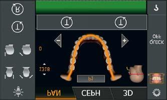 Sirona Dental Systems GmbH Brugsanvisning ORTHOPHOS SL 2D / 3D 5 Betjening 5.1 Oprettelse af røntgenoptagelse 5.1.3 Sådan foretages en optagelse 5.1.3.1 Start af testkørsel Testkørslen udføres uden stråling.
