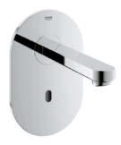 104 Infrarødt håndvaskarmatur (230 V) vægmonteret, med blandeenhed fremspring: 172 mm 36 376 000 / 704165.