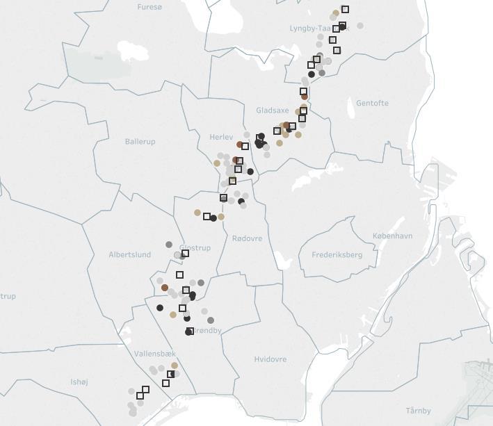 78% af alle ejendomsinvesteringer nær letbanestationerne i LOOP CITY er enten bolig- eller kontorbyggeri Letbanestation