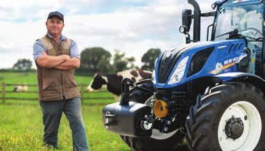 03 En ny traktorgeneration til fremtidsfokuserede landmænd. Den nye T5 Electro Command sætter nye standarder for arbejde på kvægbrug, med malkekvæg og på blandede bedrifter.