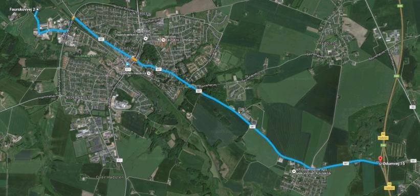 Kilometrering Arealer Kommune Transport Total 142+900 Oplag 03.03, Dæmningsudvidelse 03.