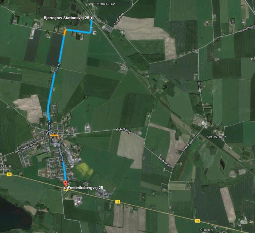 Kilometrering Arealer Kommune Transport Total 175+800 Oplag 05.06, Dæmningsudvidelse 05.