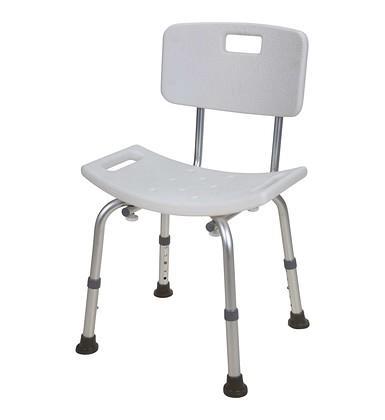 Sædehøjden kan justeres og benene har skridsikre dupper så stolen står fast under