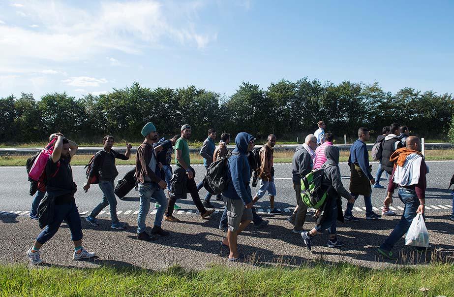 INTRODUKTION OG KONKLUSION 5 Nyankomne flygtninge i september 2015. Foto: Claus Fisker/Scanpix 8.
