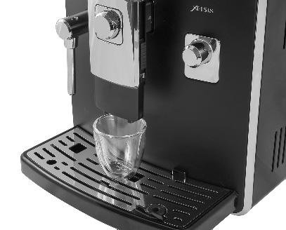 14 BRYGNING AF KAFFE ESPRESSO / LANG ESPRESSO Denne procedure viser, hvordan man brygger en espresso. For brygning af andre typer kaffe, skal man vælge typen på den pågældende knap.