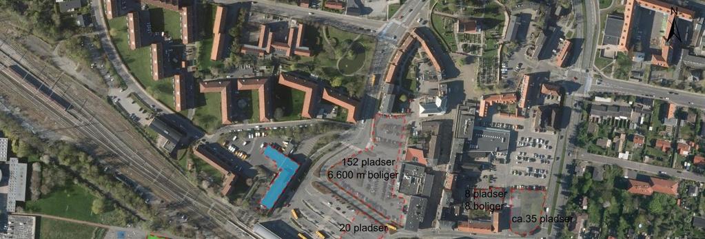 3. PLANLAGT BYFORTÆTNING Figur 3-1 viser områder hvor Ballerup Kommune planlægger/vurderer, at der i nærmeste fremtid kan ske en fortætning af Bymidten ved opførelse af boliger og erhverv.