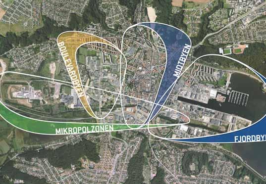 Vision og Strategi - Strategisk byudvikling i kommuneplanen Diagram: Strategisk byudvikling i Vejle Kommuneplan 2013-2025 I den gældende