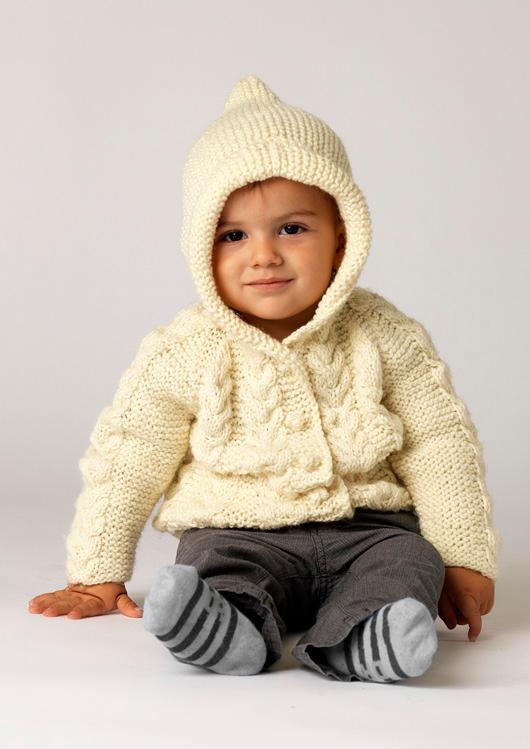 Babytrøje med hætte Sværhedsgrad: - PDF Gratis download