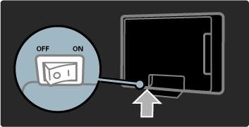 1.3 Knapper på TV'et Tænd/sluk-knap Tænd eller sluk for TV'et med tænd/sluk-knappen nederst på TV'et. Når TV'et er slukket, bruger det ikke energi.