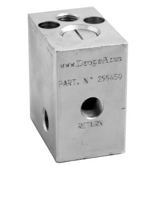 BY-PASS-VENTIL 25-7800 By-pass-ventil til fedt eller olie.