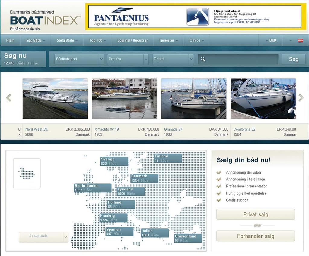 BOATINDEX et Bådmagasin site Nu kan du handle din båd på engelsk, tysk, hollandsk, svensk og dansk Automatisk oversættelse din annonce oversættes automatisk til flere sprog/markeder.