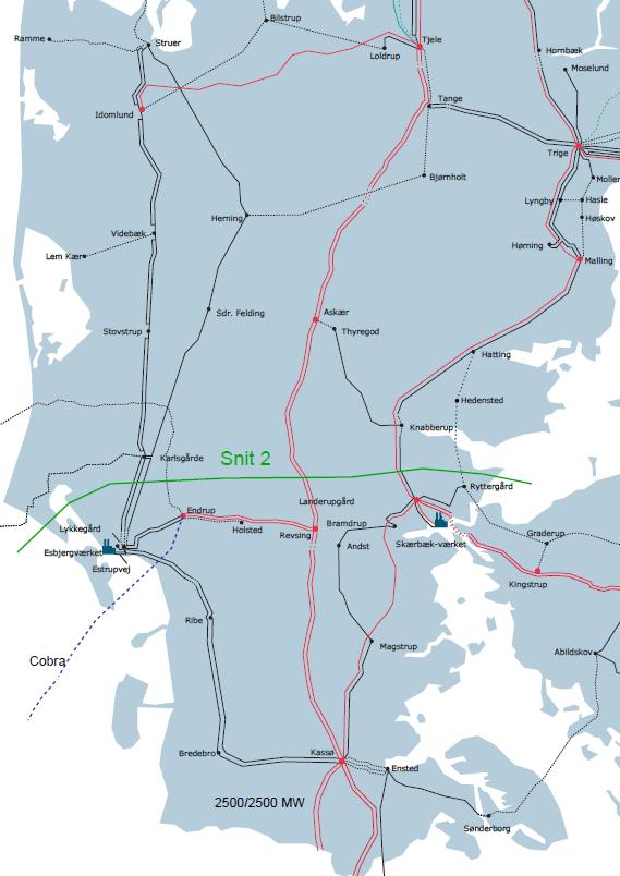 3.2 Formål Formålet med dette projekt er at etablere en teknisk og økonomisk optimal netforstærkning langs den jyske vestkyst nord for Endrup.