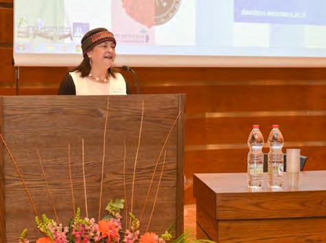ד"ר דורית טייטלבאום הדגישה את חשיבות הכנסים של מורי הכימיה ושל הרפורמה "ישראל עולה כיתה המכוונת ללמידה משמעותית".