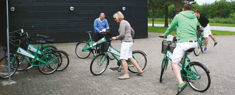 Stadtfahrräder in Tversted Wenn Sie Ihr eigenes Fahrrad nicht dabei haben, können Sie sich hier eines leihen. Die Fahrräder stehen von Ostern bis zur Woche 42 (Oktober) zur Verfügung.