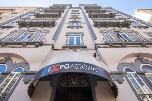 3 Hotel Expo Astoria*** Glæd dig til at bo på dette meget populære hotel i art deco stil med en helt perfekt beliggenhed i hjertet af Lissabon og kun få skridt til Marquês do Pombal-pladsen og