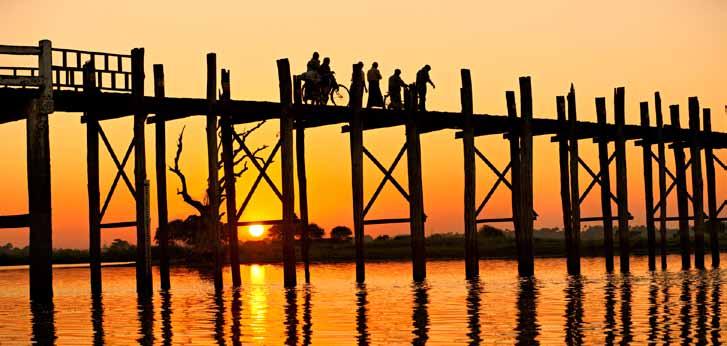 REJSE MED EGEN GUIDE & CHAUFFØR BURMAS HØJDEPUNKTER På denne 14-dages rundrejse oplever du højdepunkterne i dette smukke land: Mandalay, Bagan, Sejltur på Ayeyarwadly-floden, den skønne Inle-sø, og